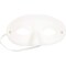 Bright Creations 12 Pack Blank Bulk Mardi Gras Masks for Decorating, Oval Half Eye Masquerade Mask Costume for Parties, Paper Mache Mardi Gras Home Decor, White (7.25 x 4 inches)